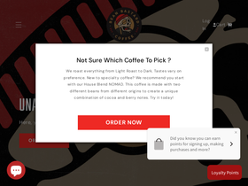 thebeanbastard.com homepage screenshot