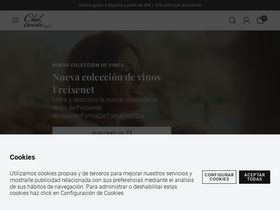 Club Cuvée website screenshot