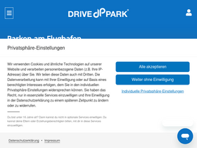 'driveandpark.de' screenshot