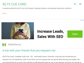 'ieltscuecard.com' screenshot