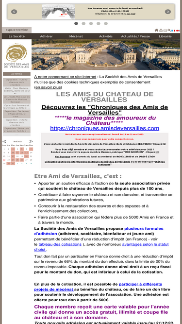 amisdeversailles.com