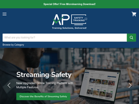 apsafetytraining.com homepage screenshot