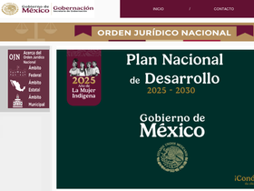 'ordenjuridico.gob.mx' screenshot