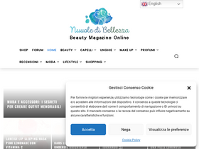 'nuvoledibellezza.com' screenshot