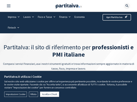 'partitaiva.it' screenshot