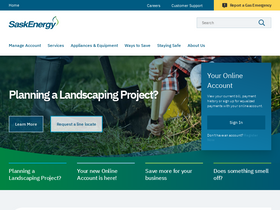 'saskenergy.com' screenshot