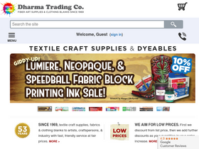 'dharmatrading.com' screenshot