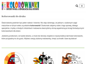 'kolorowanki.net.pl' screenshot