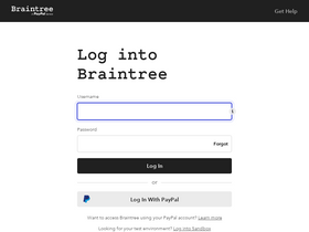 'braintreegateway.com' screenshot