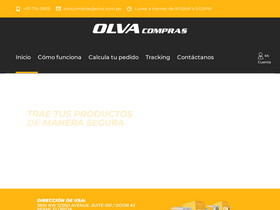 'olvacompras.com' screenshot