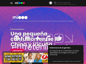 'telefe.com' screenshot