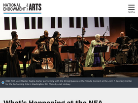 'arts.gov' screenshot