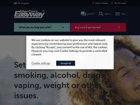 'allencarr.com' screenshot