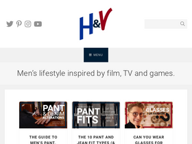 'heroandvillainstyle.com' screenshot