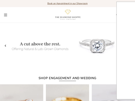 diamondshoppeinc.com homepage screenshot