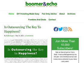 'boomerandecho.com' screenshot