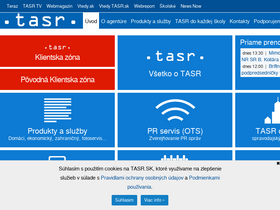 'tasr.sk' screenshot