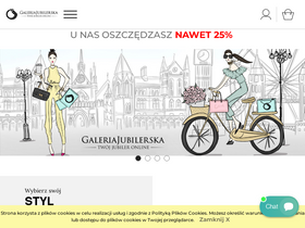 'galeriajubilerska.pl' screenshot