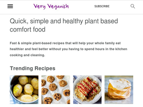 'veryveganish.com' screenshot
