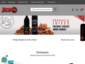 'vaporesabor.com' screenshot