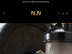 newlevelsnutrition.com homepage screenshot