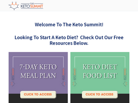 'ketosummit.com' screenshot