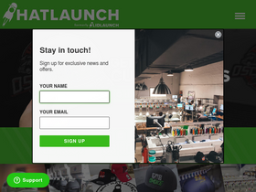 'hatlaunch.com' screenshot