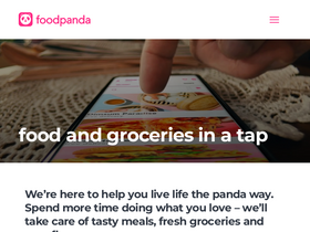 'foodpanda.com' screenshot