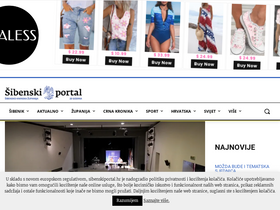 'sibenskiportal.hr' screenshot