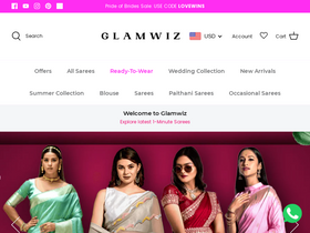 'glamwiz.com' screenshot