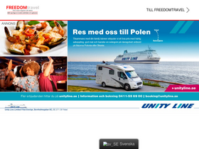 'freedomtravel.se' screenshot