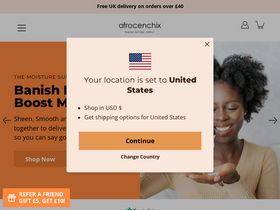 'afrocenchix.com' screenshot