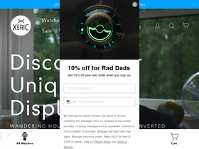 'xeric.com' screenshot
