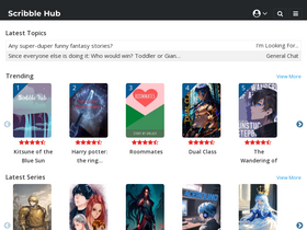 'scribblehub.com' screenshot