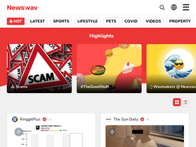 'newswav.com' screenshot