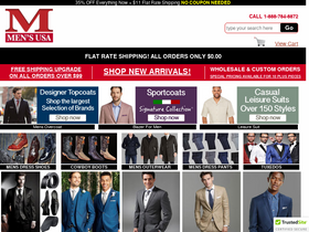 'mensusa.com' screenshot