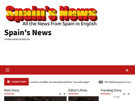'spainsnews.com' screenshot
