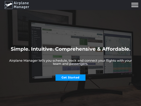 'airplanemanager.com' screenshot