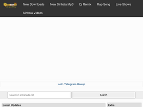 'sinhanada.net' screenshot