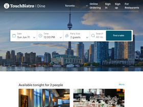 'tbdine.com' screenshot