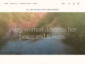 peaceandflowers.com homepage screenshot