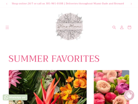 sticksandstemsmiami.com homepage screenshot