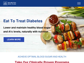 'diabetesmealplans.com' screenshot