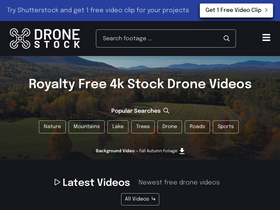 'dronestock.com' screenshot