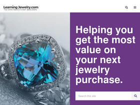 'learningjewelry.com' screenshot