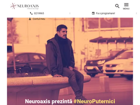 'neuroaxis.ro' screenshot