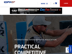 'idpa.com' screenshot