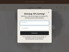 caftani.nl homepage screenshot
