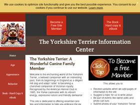 'yorkieinfocenter.com' screenshot
