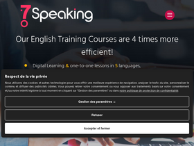 '7speaking.com' screenshot